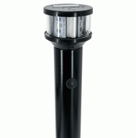 LIGHT BAR TOPS - C-5 Complimant Seaview 3NM LED combination mast head all-round light / IP67 watertight with 7' of wire (12v). USCG approved for boats up to 20 meters (65.6') in length / Color Black - LTBLED12C5BLK - Seaview